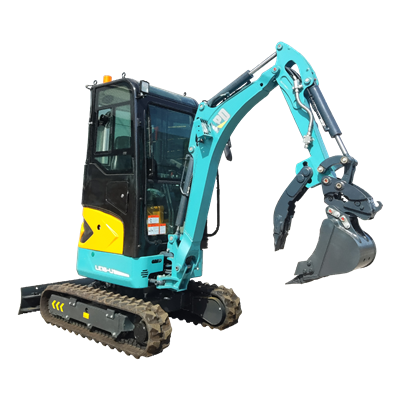 Mini Excavator With A Heated Cab